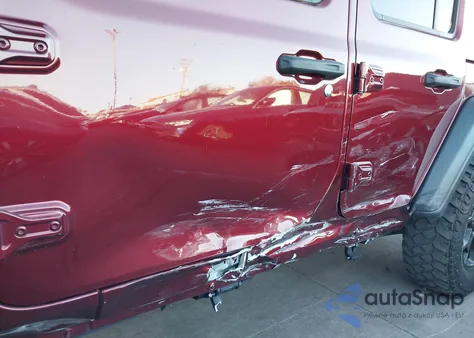 2021 Jeep Wrangler Unlimited Willys 4X4 из США, поврежденный, VIN 1C4HJXDN7MW543671